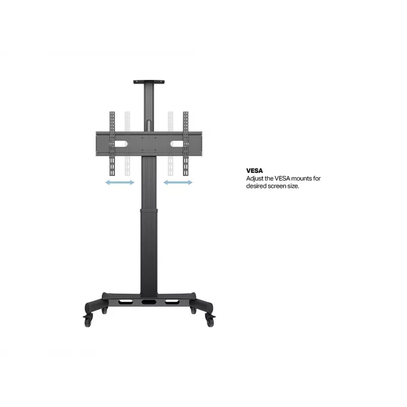 Multibrackets M Motorized Public Floorstand Single Pillar 170 HD 60 kg capacity 32-75 inch