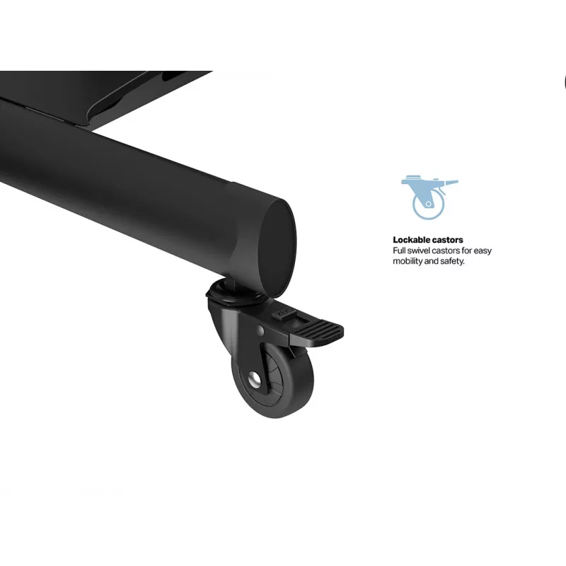 Multibrackets M Motorized Public Floorstand Single Pillar 170 HD 60 kg capacity 32-75 inch