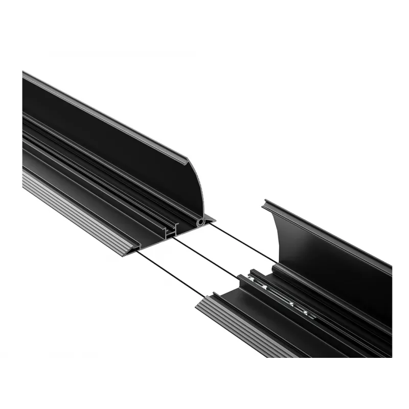 Cable floor protection Multibrackets M Cable Cover Floor Black 139mm-W 2200mm-L