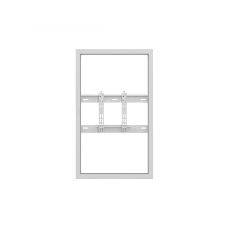 Multibrackets M Pro Series Enclosure 43 inch Wall Slim Small White Steel Landscape/Portrait