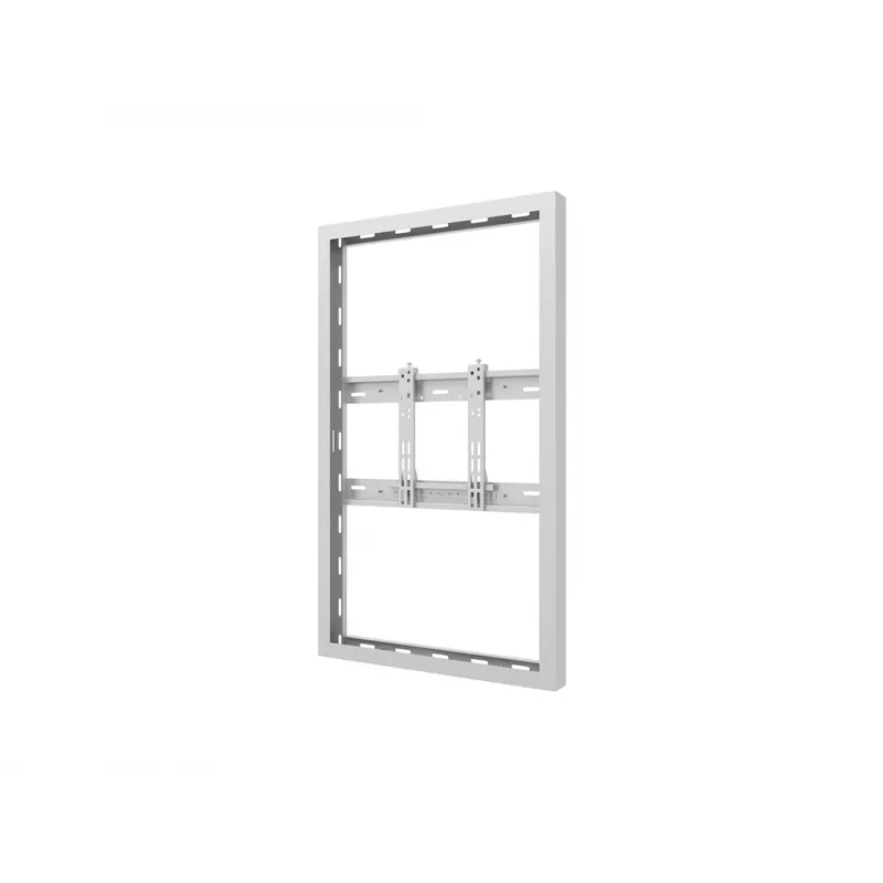Multibrackets M Pro Series Enclosure 43 inch Wall Slim Small White Steel Landscape/Portrait