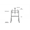 Multibrackets M Collaboration Floorstand 55”-86” Maximum weight capacity 90 kg