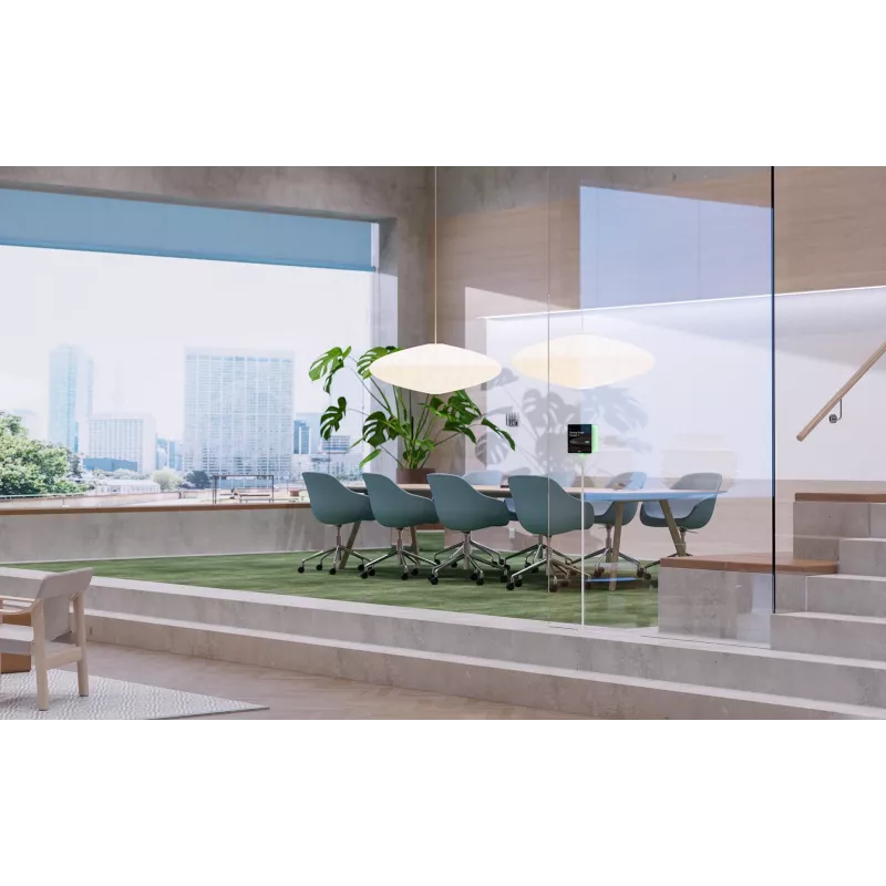 Room display HUMLY HUM1001 8-inch touchscreen for meeting room scheduling