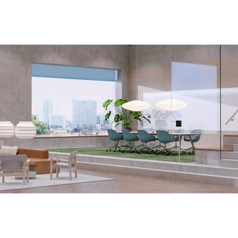 Room display HUMLY HUM1001 8-inch touchscreen for meeting room scheduling