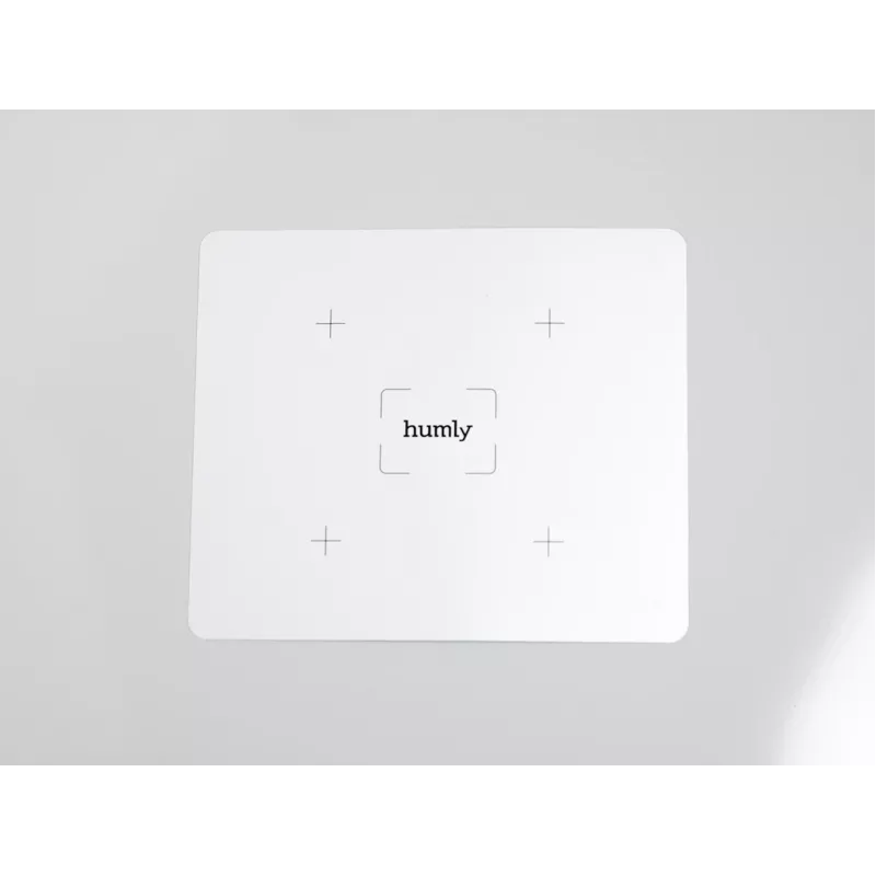 Room display glass mount film HUMLY HUM1007 – adhesive film for mounting Humly room displays on glass surfaces