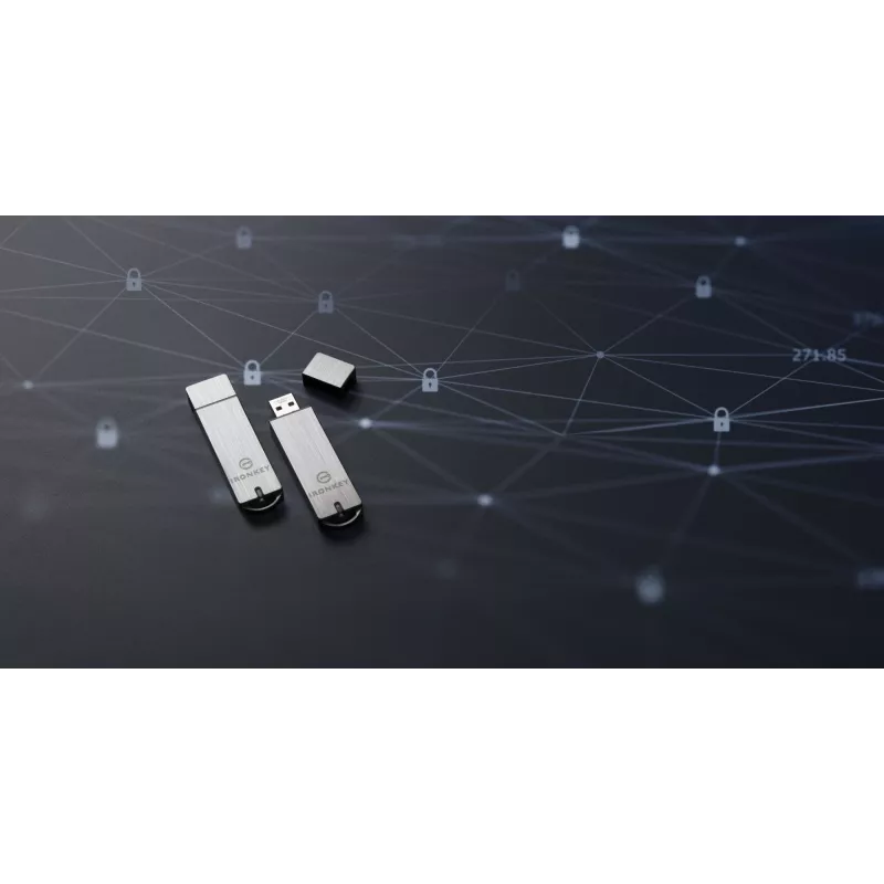Kingston Technology IronKey 64GB Basic S1000 Encrypted USB 3.0 FIPS 140-2 Level 3