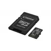 MicroSDXC flash card Kingston 128GB Industrial C10 A1 pSLC UHS-I, 100MB/s read, 80MB/s write, V30/U3, black + SD adapter