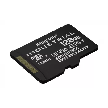Kingston Technology 128GB microSDXC Industrial C10 A1 pSLC Card Single Pack w/o Adapter