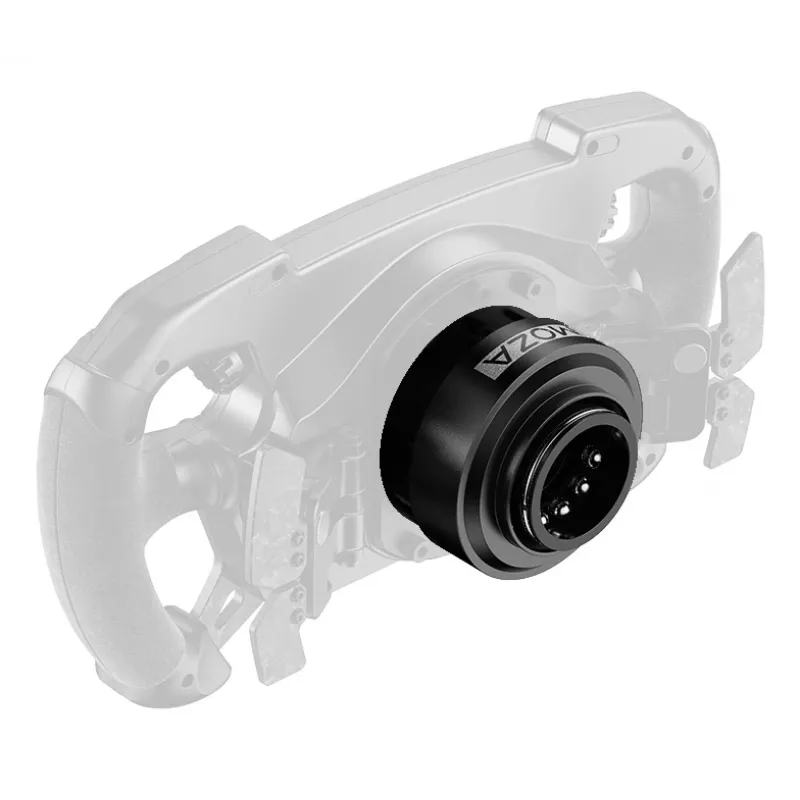 Moza Racing Wheel Base Quick Release Adapter, PC, Quick release adapter, Black, Aluminium, Moza, R21, R16, R9