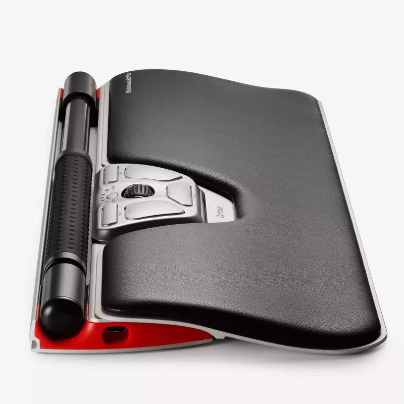 Contour Design RollerMouse Red Plus, Thin Client, Wired - Central pointing unit- ergonomic - right and left handed- wired - USB-C