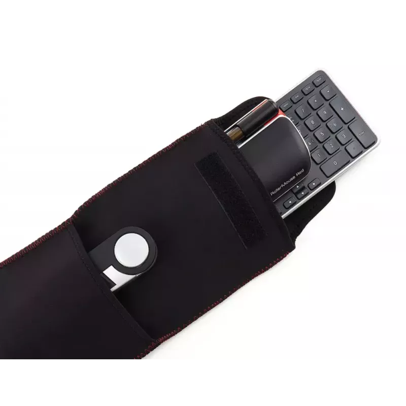 Contour RollerMouse Red Plus WL Travel Kit — wireless RF, full-size keyboard form factor, black, includes mouse and wrist rest