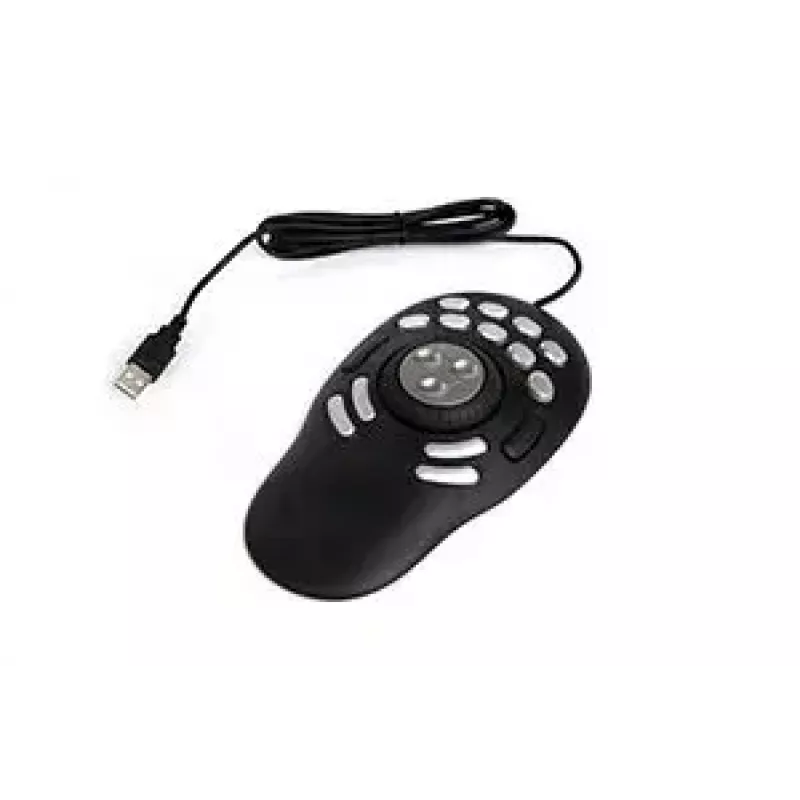 Multimedia Controller Contour PRO v2 — USB, Silver/Black, 43×77.5×11.5 mm