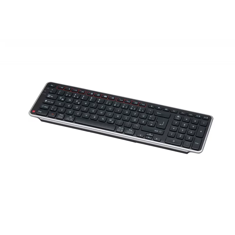 Contour Design Balance Keyboard DE, wireless, Full-size (100%), Wireless, RF Wireless + USB, Scissor key switch, QWERTZ, Black