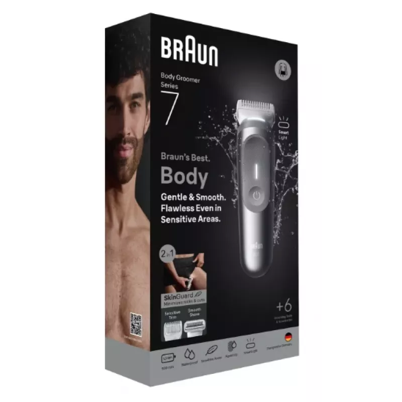 Body groomer Braun Series 7 BG7550 Grey Lithium-Ion Battery