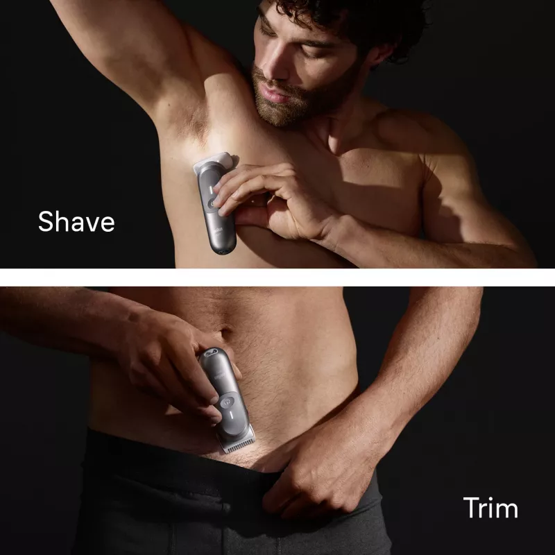 Body groomer Braun Series 7 BG7550 Grey Lithium-Ion Battery