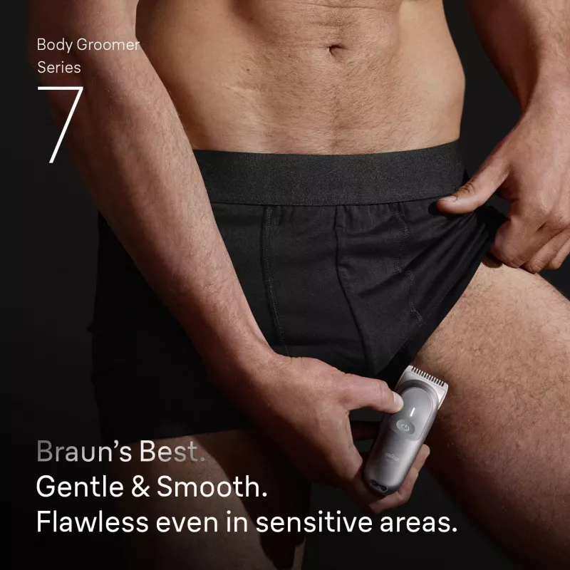 Body groomer Braun Series 7 BG7550 Grey Lithium-Ion Battery