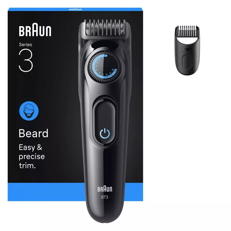 Beard Trimmer Braun BT3500 AC/Battery 20 Black Precision Trimmer