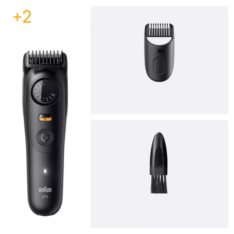 Braun BeardTrimmer 5 BT5500 beard trimmer Battery 20 2 cm Wet & Dry Black