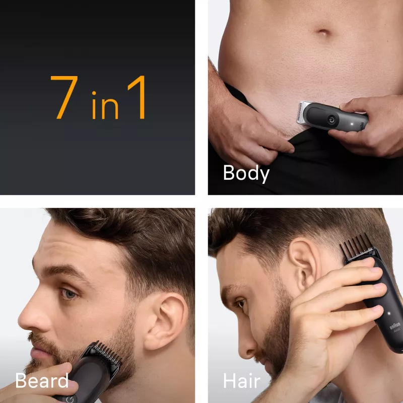 Braun AIO5520 hair trimmers/clipper Black, Grey 14 Lithium-Ion (Li-Ion)