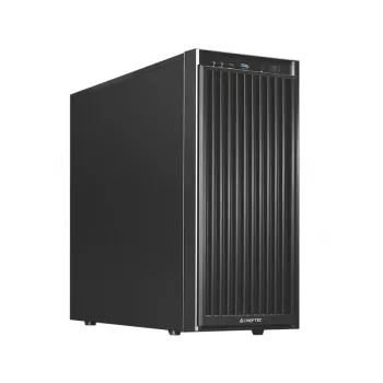 Computer case CHIEFTEC BW-01B-OP Midi Tower ATX/ITX, supports 6×3.5 inch + 4×2.5 inch, 2×5.25 inch, rear 1×120 mm, SGCC, black, 200×510×465 mm