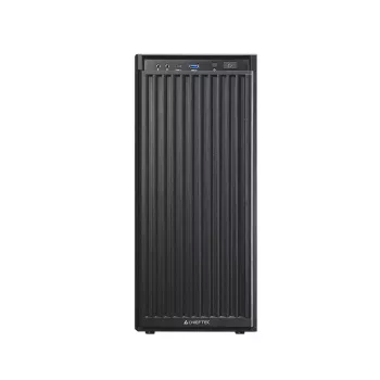 Computer case CHIEFTEC BW-01B-OP Midi Tower ATX/ITX, supports 6×3.5 inch + 4×2.5 inch, 2×5.25 inch, rear 1×120 mm, SGCC, black, 200×510×465 mm
