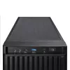 Computer case CHIEFTEC BW-01B-OP Midi Tower ATX/ITX, supports 6×3.5 inch + 4×2.5 inch, 2×5.25 inch, rear 1×120 mm, SGCC, black, 200×510×465 mm