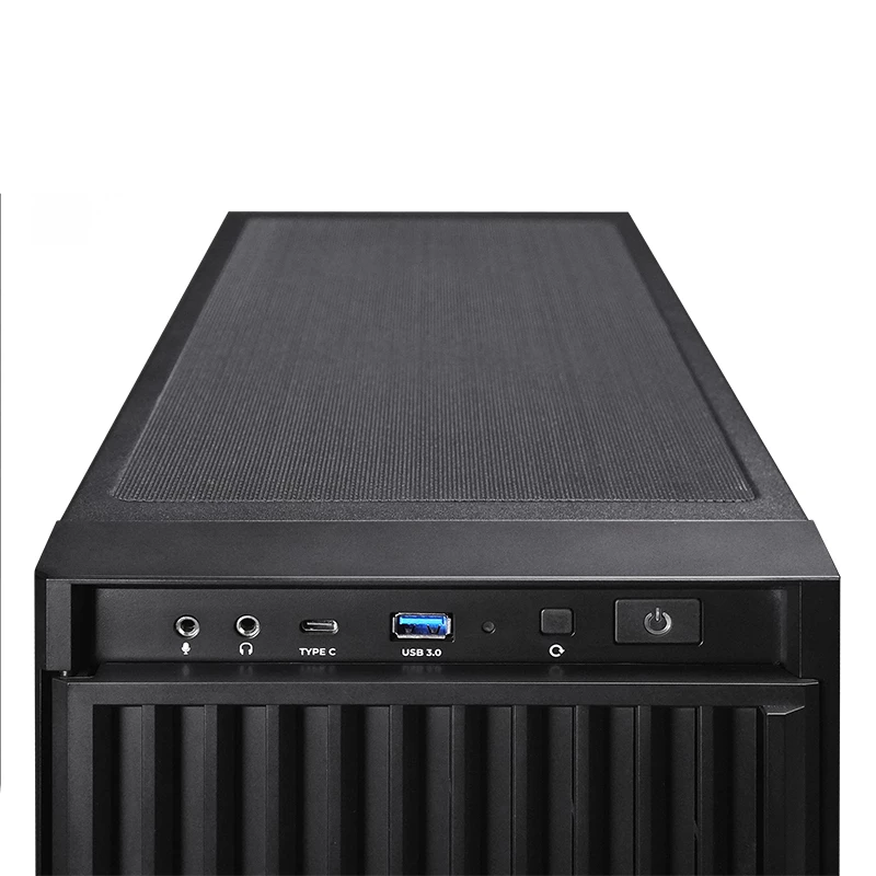 Computer case CHIEFTEC BW-01B-OP Midi Tower ATX/ITX, supports 6×3.5 inch + 4×2.5 inch, 2×5.25 inch, rear 1×120 mm, SGCC, black, 200×510×465 mm