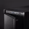 Computer case CHIEFTEC BW-01B-OP Midi Tower ATX/ITX, supports 6×3.5 inch + 4×2.5 inch, 2×5.25 inch, rear 1×120 mm, SGCC, black, 200×510×465 mm