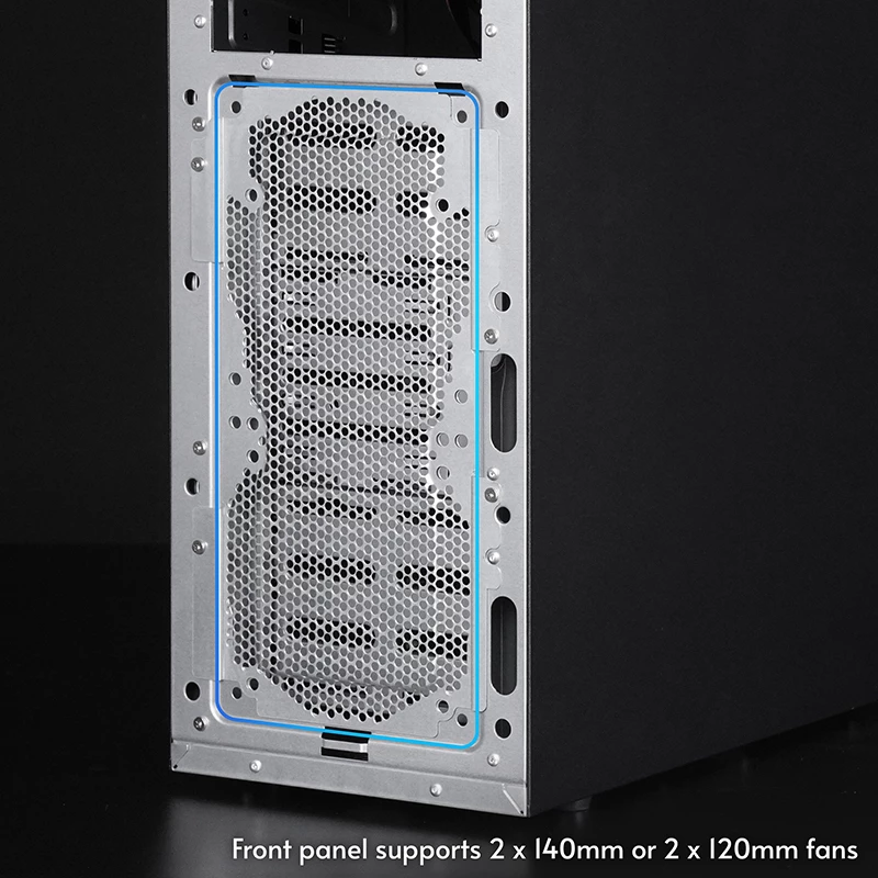 Computer case CHIEFTEC BW-01B-OP Midi Tower ATX/ITX, supports 6×3.5 inch + 4×2.5 inch, 2×5.25 inch, rear 1×120 mm, SGCC, black, 200×510×465 mm
