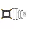 Chieftec CAC-S92PWM-LP45 computer cooling system Computer case Air cooler 9.2 cm Black