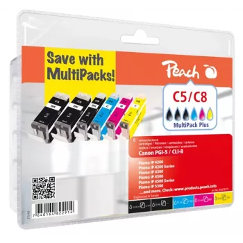 Peach 0F319175 ink cartridge 1 pc(s) Black, Cyan, Magenta, Photo black, Yellow