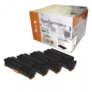 Peach PT499 toner cartridge 4 pc(s) Black, Cyan, Magenta, Yellow