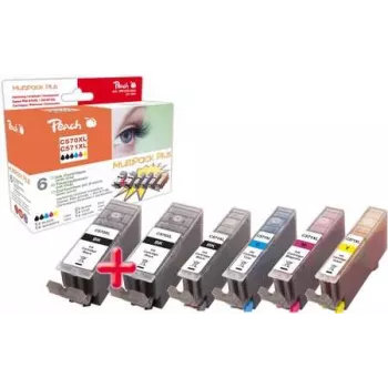 Peach 319682 ink cartridge 6 pc(s) Black, Cyan, Magenta, Photo black, Yellow