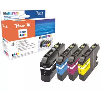 Peach 319795 ink cartridge Compatible Black, Cyan, Magenta, Yellow
