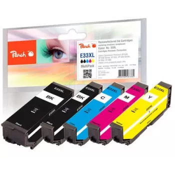 Peach 319803 ink cartridge 5 pc(s) Original High (XL) Yield Black, Cyan, Magenta, Yellow