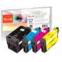 Peach 319815 ink cartridge 4 pc(s) Compatible Black, Cyan, Magenta, Yellow