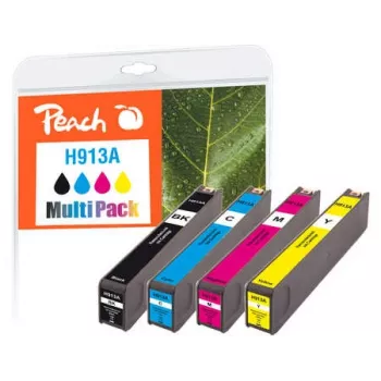 Peach PI300-744 ink cartridge 4 pc(s) Compatible Black, Cyan, Magenta, Yellow