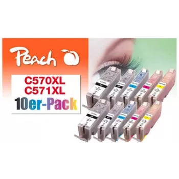 Peach 0F319980 ink cartridge 10 pc(s) Black, Cyan, Magenta, Photo black, Yellow