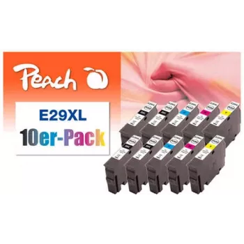 Peach 0F319987 ink cartridge 10 pc(s) Black, Cyan, Magenta, Yellow