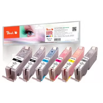 Peach PI100-312 ink cartridge Photo black, Photo cyan, Photo grey, Photo magenta, Photo yellow