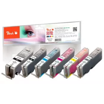 Peach PI100-313 ink cartridge Photo black, Photo cyan, Photo grey, Photo magenta, Photo yellow