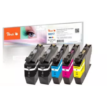 Peach PI500-225 ink cartridge 5 pc(s) Compatible Standard Yield Black, Cyan, Magenta, Yellow