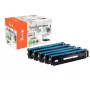 Peach 112207 toner cartridge 5 pc(s) Compatible Black, Cyan, Magenta, Yellow