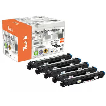 Peach PT1065 toner cartridge 5 pc(s) Compatible Black, Cyan, Magenta, Yellow