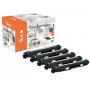 Peach PT1065 toner cartridge 5 pc(s) Compatible Black, Cyan, Magenta, Yellow