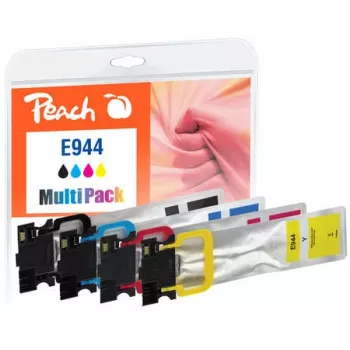 Peach PI200-786 ink cartridge 4 pc(s) Compatible Black, Cyan, Magenta, Yellow