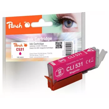 Peach PI100-501 ink cartridge 1 pc(s) Compatible Standard Yield Magenta