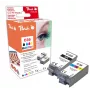 Peach PI100-433 ink cartridge 2 pc(s) Compatible Black, Cyan, Magenta, Yellow