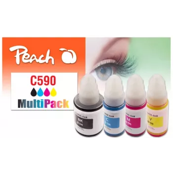 Peach PI100-440 ink cartridge 4 pc(s) Compatible Black, Cyan, Magenta, Yellow