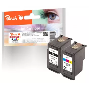 Peach 321029 ink cartridge 2 pc(s) Compatible Standard Yield Black, Cyan, Magenta, Yellow